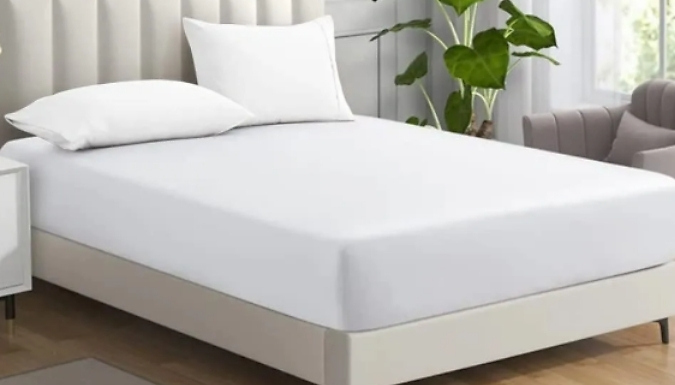 25cm Easy Care Polycotton Deep Pocket Fitted Sheet - 10 Colours, 4 Sizes
