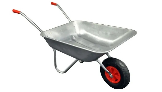 65L Steel Wheelbarrow