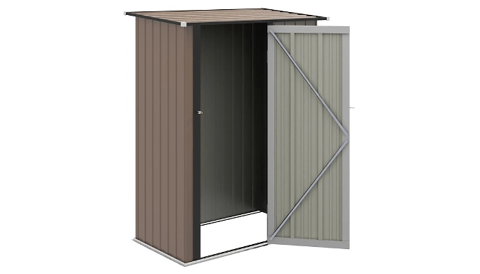 Outsunny 5ft x 3ft Metal Garden Storage Shed - 5 Colours
