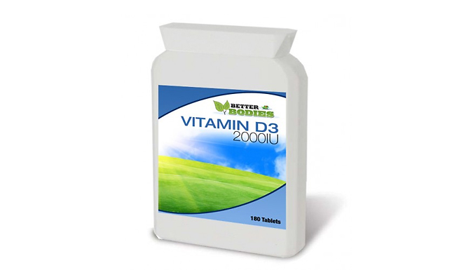 Extra Strength Vitamin D3 Tablets – 3, 6 or 9mth Supply