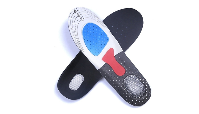 Orthotic Gel Sport Insoles - 2 Sizes