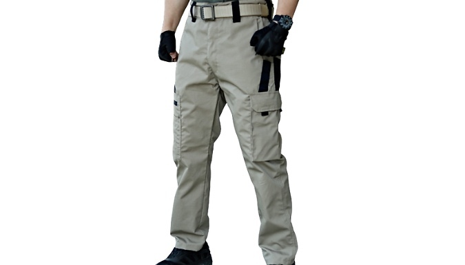 Men’s Outdoor Water Resistant Work Trousers - 3 Colours & 5 Sizes