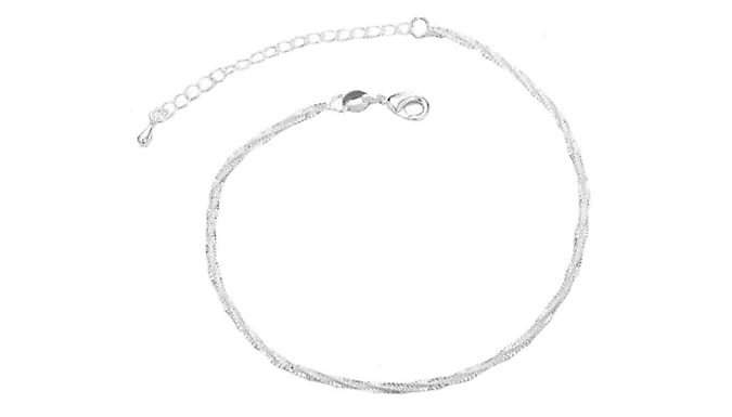 Sparkling Minimalistic Anklet