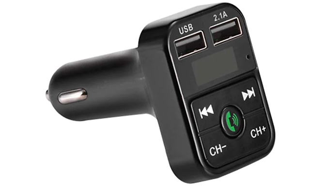 3-in-1 Wireless Car Bluetooth FM Transmitter - 4 Colours