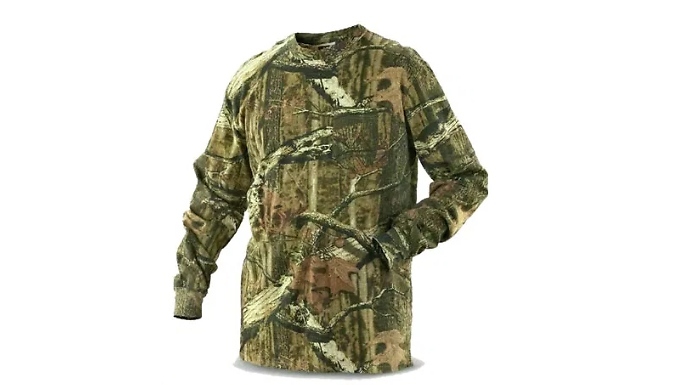 Men's Camouflage Full Sleeve T-Shirt - 7 Sizes