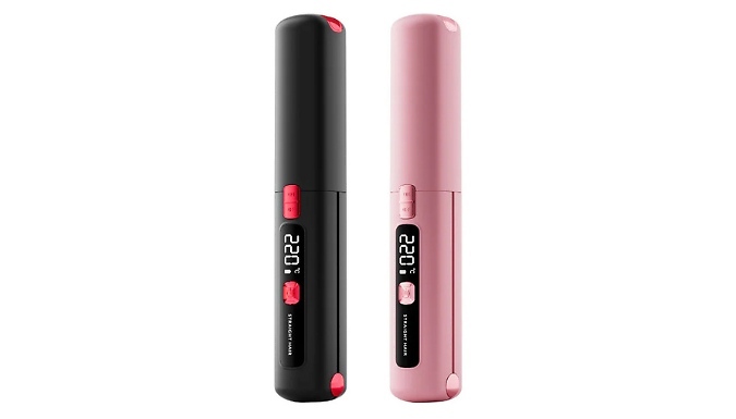 Mini Wireless Straightener & Curler - 2 Colours