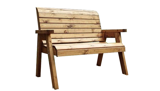 2-Seater Wooden Garden Bench
