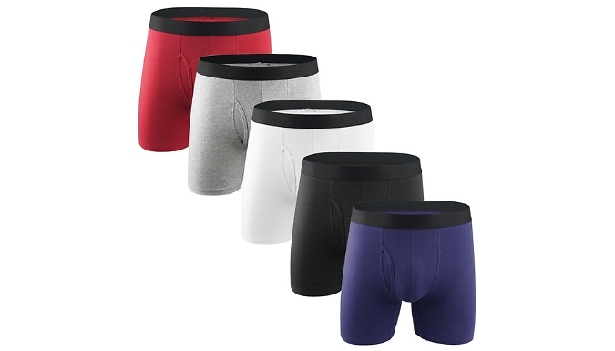 1, 4 or 5-Pack Men's Breathable Stretch Underpants - 5 Colours!