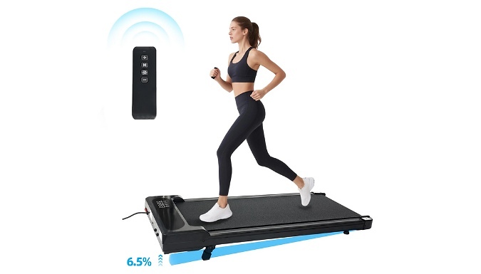 Foldable Under-Desk Treadmill with Incline