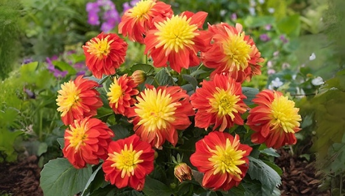 6 'Dalina Maxi Fireball' Dahlia Plugs