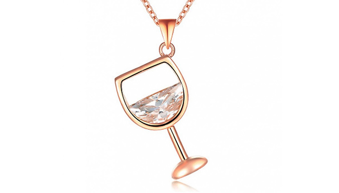 Cheerz Glass Crystal Pendant - 3 Colours