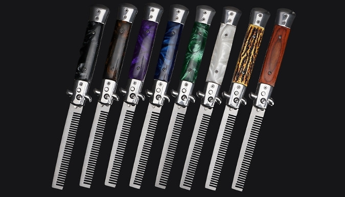 Stainless Steel Flick Comb - 6 Colours!