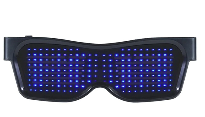 Go Groopie Prime Supply Bluetooth Compatible App Controlled LED Party Glasses - 6 Colours