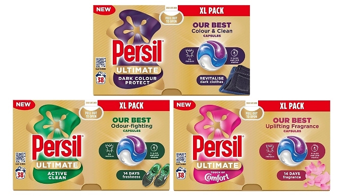 Persil XL Pack Ultimate Washing Capsules - Up to 228 Washes!