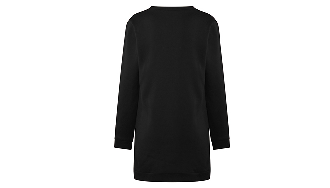 Women’s Crew Neck Sweater Dress - 4 Sizes & Colours