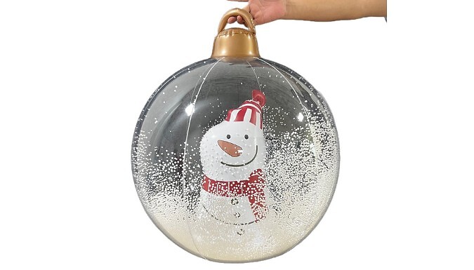 LED Inflatable Christmas Bauble Outdoor Decoration! - 2 Designs