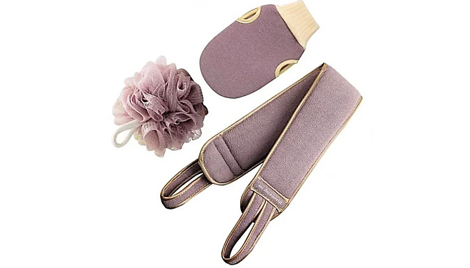 3-Piece Bathing Exfoliation Body Scrub - 3 Colours at Go Groopie IE