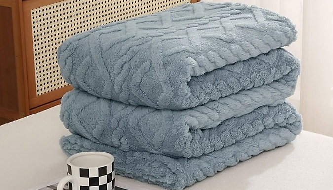 Nordic Jacquard Blanket Throw - Snuggle Up in Style