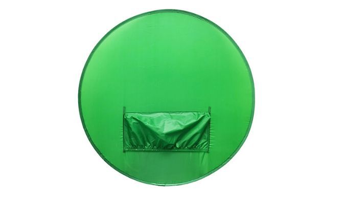 Pop-Up Circular Green Screen