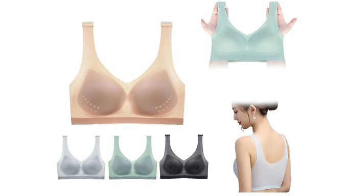 3pcs Women Sports Bra, Breathable Cool Lift Up Air Bra