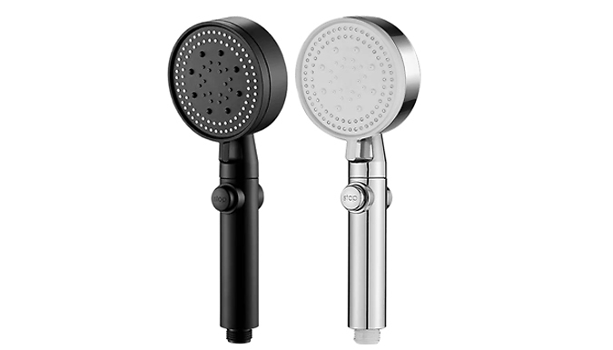 High Pressure Shower Head with 5 Spray Modes at Go Groopie