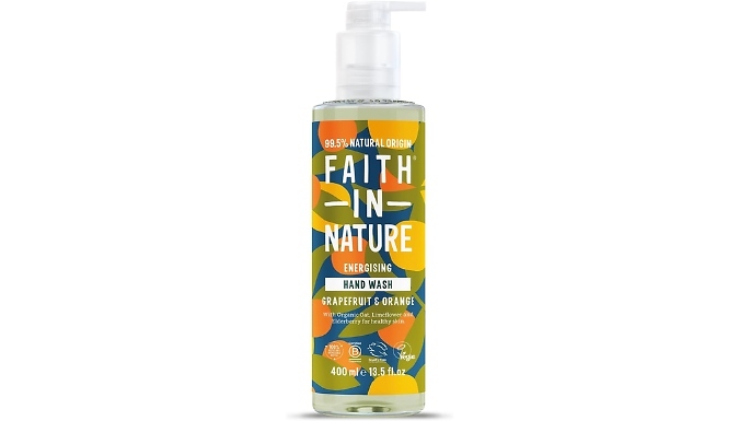 Faith In Nature Natural Grapefruit & Orange Liquid Hand Wash - 400ml