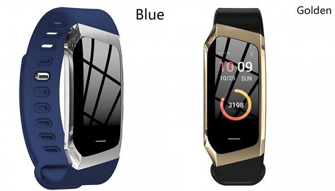 E18 Bluetooth Heart Rate Smart Bracelet - 4 Colours
