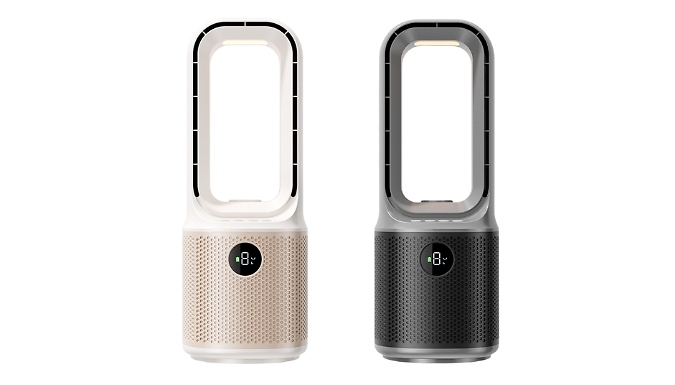 Dual-Turbo Bladeless Fan with Speaker - 2 Colours