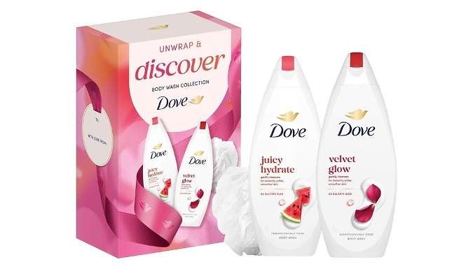 Dove Unwrap & Discover Body Wash Gift Set - Choose to buy 1, 2, 3 or 4!