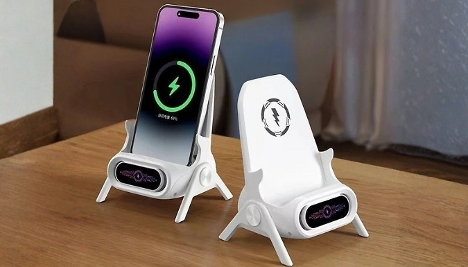 Mini Chair Wireless Phone Charger & Stand