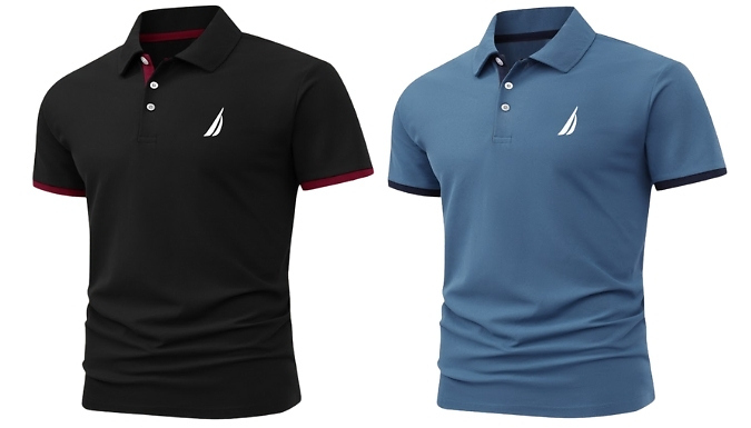 Men's Slim-Fit Polo Shirt - 5 Colours, 11 Sizes!