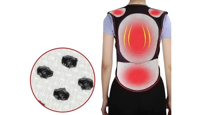 Self-heating Magnetic Back Support Belt