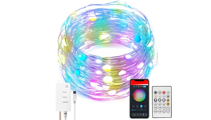 App-Controlled SMART LED Christmas Tree Lights – 5m, 10m or 20m