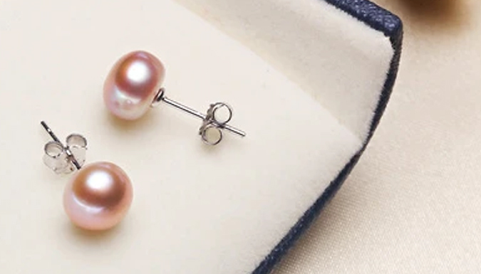 3 Pairs of Genuine Freshwater Pearl Earrings