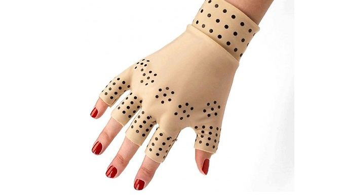 Fingerless Compression Support Gloves
