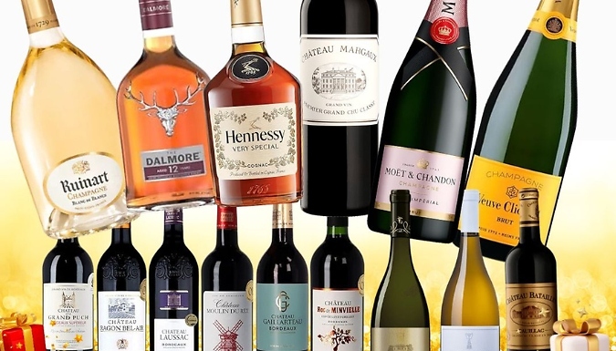 12 or 24-Day Luxury Mystery Alcohol & Gifts Hamper