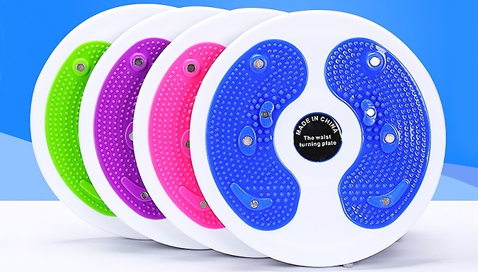 Fitness Twist Waist Disc Board with Optional Resistant Bands! - 4 Colours!