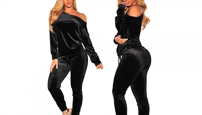 Velvet-Soft Loungewear Jumper & Leggings Set - 3 Colours & 3 Sizes