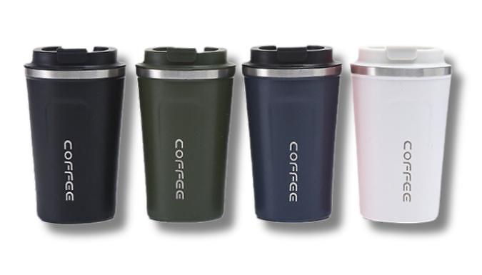 Stainless Steel Insulated Coffee Cup - 4 Colours