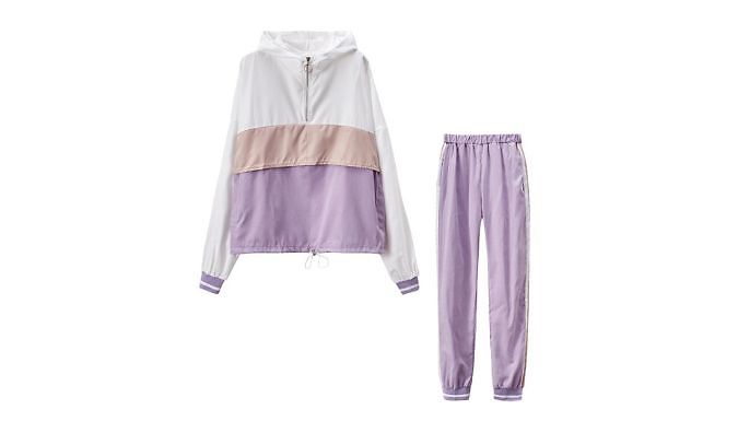 2-Piece Colour Block Tracksuit Set - 6 Colours & 6 Sizes