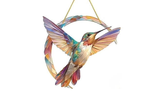 Hummingbird Wall Hanging Ornament - 1 or 3-Pack