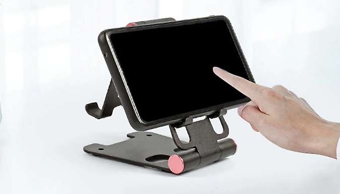 Foldable Aluminium Tablet & Phone Stand - 4 Colours