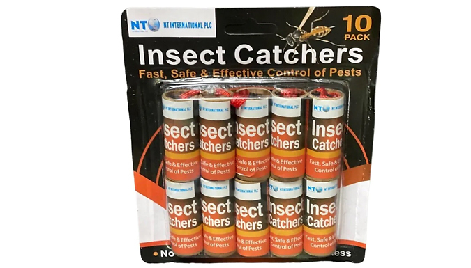 Pack of 10 Fly Catching Sticky Trap Tape Rolls