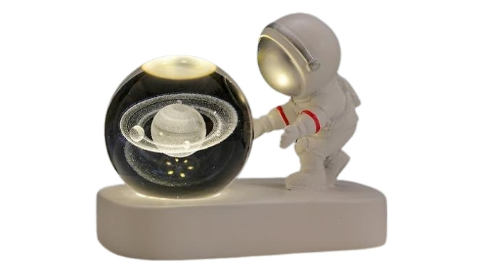 Crystal Ball Astronaut Bedside Night Light - 6 Designs