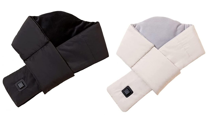 Electric Soft Heated Cushion Scarf – 9 Colours & 2 Options