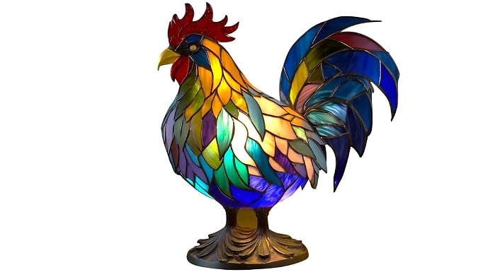 Decorative Stained-Glass-Style Animal Table Lamp - 13 Designs!