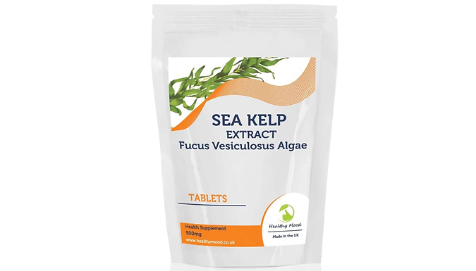 Sea Kelp Extract 500mg Tablets -  Up to 500 Capsules. at Go Groopie