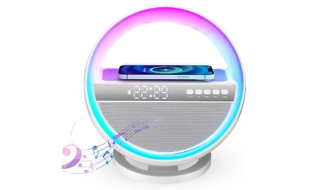 Multi-Function Speaker with Wireless Charger