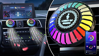 Smart LED Colourful Light Car Air Diffuser - 1 or 2