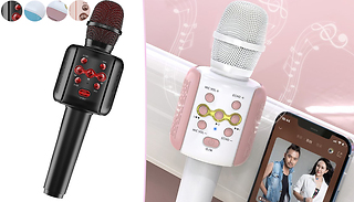 Wireless Bluetooth Compatible Karaoke Microphone - 4 Colours